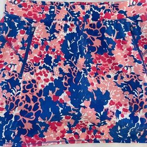 *NEW* Pink/Blue Floral Printed Knit Skort from Talbot's